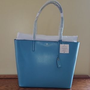kate spade Janie medium tote in Bright Niagara
